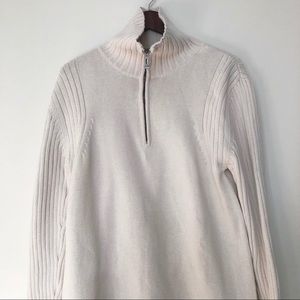 G Star Raw Heavy cotton off white sweater XXL